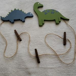 Hand Made/Painted Dinosaur Art Display Holder